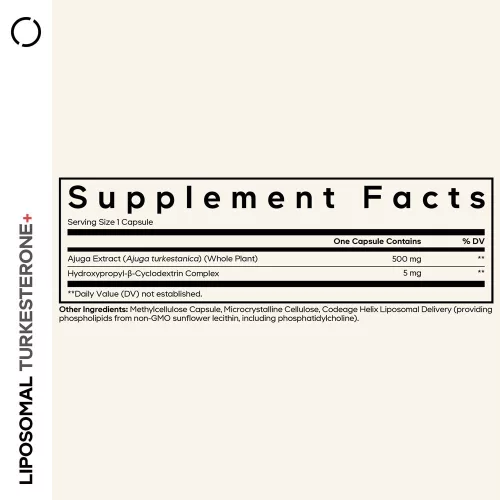 Codeage Liposomal Turkesteron - Liposzómás Turkeszteron 120 Kapszula