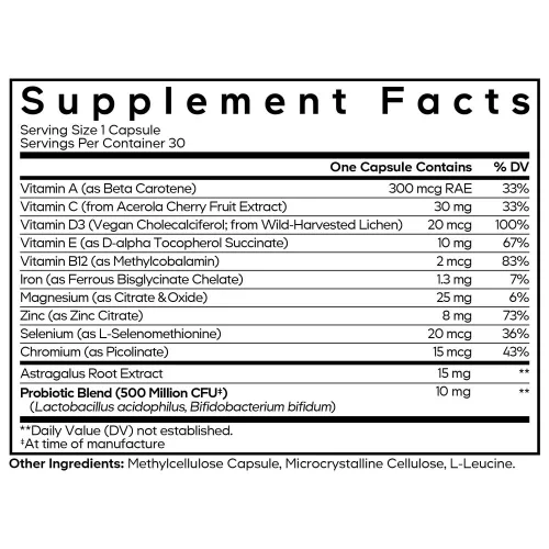Codeage Men's Daily Multivitamin - Multivitamin Férfiaknak 30 Kapszula