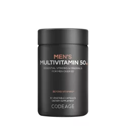   Codeage Men's Daily Multivitamin 50 - Multivitamin 50 Feletti Férfiaknak 30 Kapszula