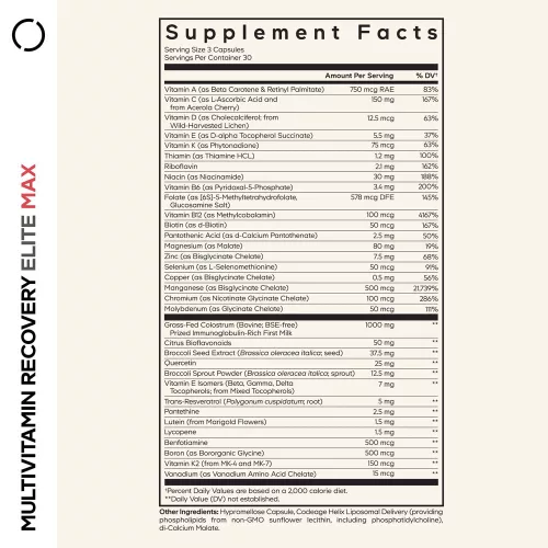 Codeage Multivitamin Recovery Elite Max 90 Kapszula