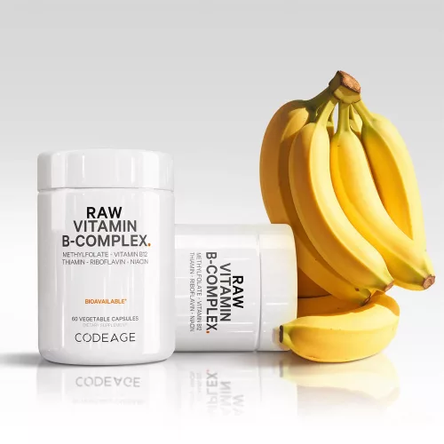 Codeage Raw Vitamin B-Complex - B-vitamin Komplex 60 Kapszula