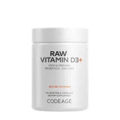 Codeage Raw Vitamin D3+ - D3- Vitamin 60 Kapszula