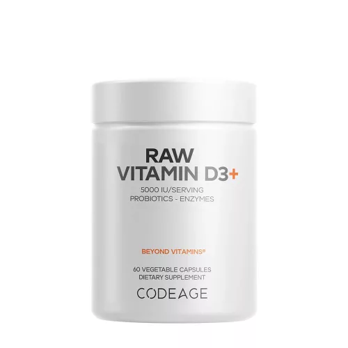 Codeage Raw Vitamin D3+ - D3- Vitamin 60 Kapszula