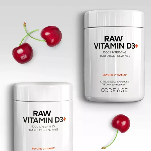 Codeage Raw Vitamin D3+ - D3- Vitamin 60 Kapszula