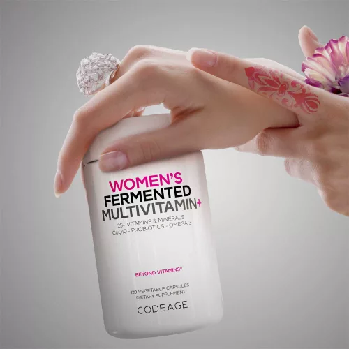 Codeage Women's Fermented Multivitamin+ - Női Fermentált Multivitamin+ 120 Kapszula