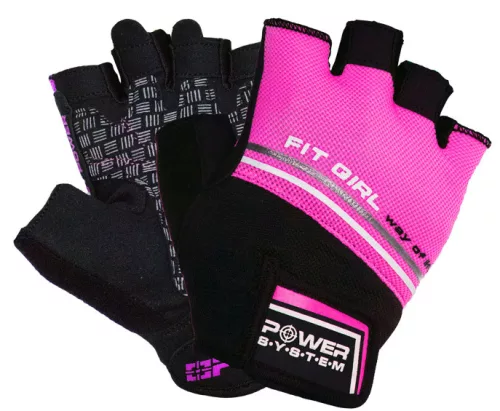 Power System Gloves Fit Girl Evo - Női Edzőkesztyű Rózsaszín