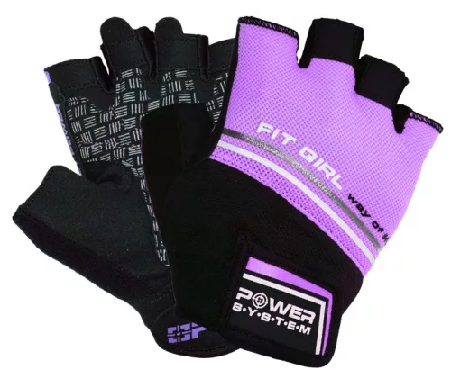 Power System Gloves Fit Girl Evo - Női Edzőkesztyű Lila