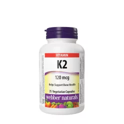   Webber Naturals Vitamin K2 120 mcg - K2 Vitamin 120 mcg 75 Kapszula