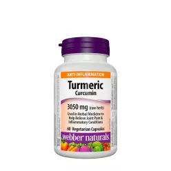   Webber Naturals Turmeric Curcumin 3050 mg - Kurkuma 3050 mg 60 Kapszula