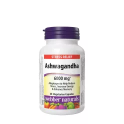 Webber Naturals Ashwagandha 6000 mg 60 Kapszula