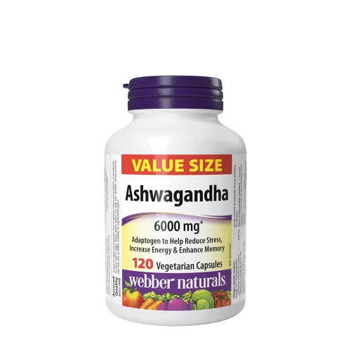 Webber Naturals Ashwagandha 6000 mg 120 Kapszula