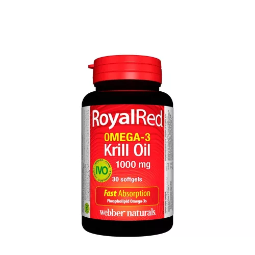 Webber Naturals RoyalRed Omega-3 Krill Oil 1000 mg 30 Lágykapszula