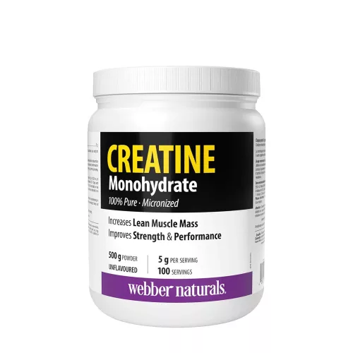 Webber Naturals Creatine Monohydrate - Kreatin Monohidrát 500 g