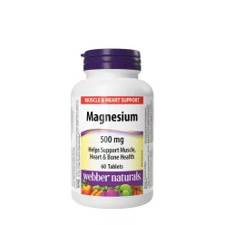   Webber Naturals Magnesium 500 mg - Magnézium 500 mg 60 Tabletta