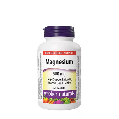 Webber Naturals Magnesium 500 mg - Magnézium 500 mg 60 Tabletta