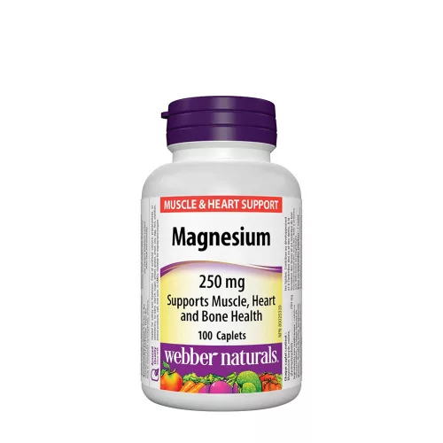 Webber Naturals Magnesium 250 mg 100 Filmtabletta