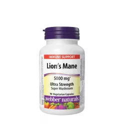 Webber Naturals Lion's Mane 5000 mg 90 Kapszula