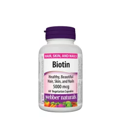 Webber Naturals Biotin 5000 mcg 60 Kapszula