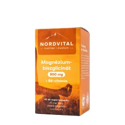 Nordvital Magnézium-biszglicinát 90 Veg Kapszula