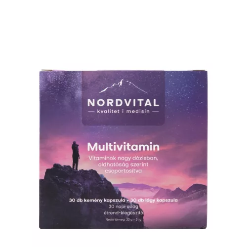Nordvital Multivitamin 30+30 kapszula