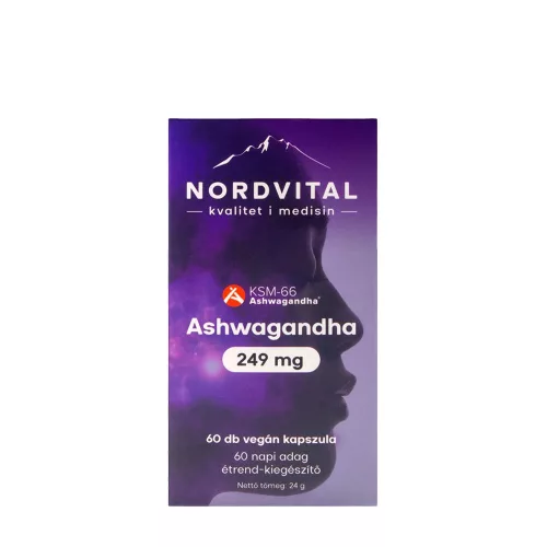 Nordvital Ashwagandha 249 mg 60 Veg Kapszula