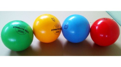 Plasto Gimnasztikai / ritmika labda Zöld 17,5 cm 