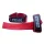 Power System Lifting Leather Straps - Bőr Felhúzó heveder Piros