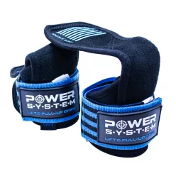 Power System Lift And Pull Up Grips - Edzőheveder Kék