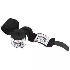   Power System Boxing Wraps - Bandázs Boksz Edzésekhez Fekete 4,5 m