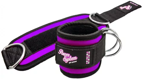 Power System Ankle Straps Gym Babe - Női Erősítő Bokapánt Lila
