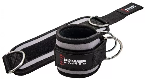 Power System Ankle Straps Gym Guy - Férfi Erősítő Bokapánt Fekete/Szürke