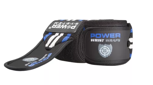 Power System Wrist Wraps - Csuklóbandázs Fekete/Fehér/Kék