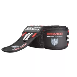   Power System Wrist Wraps - Csuklóbandázs Fekete/Fehér/Piros