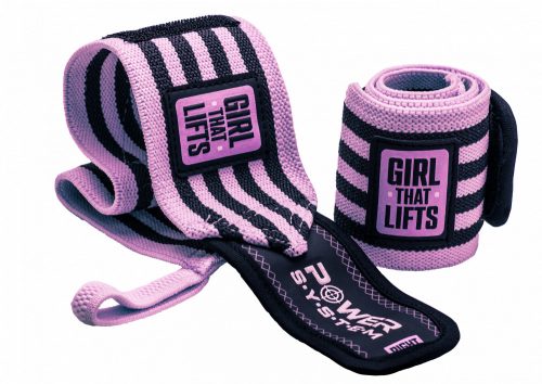 Power System Wrist Wraps Gtl - Csuklóbandázs Rózsaszín