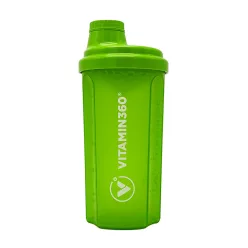 Vitamin360 Átlátszó Shaker 500 ml - Zöld