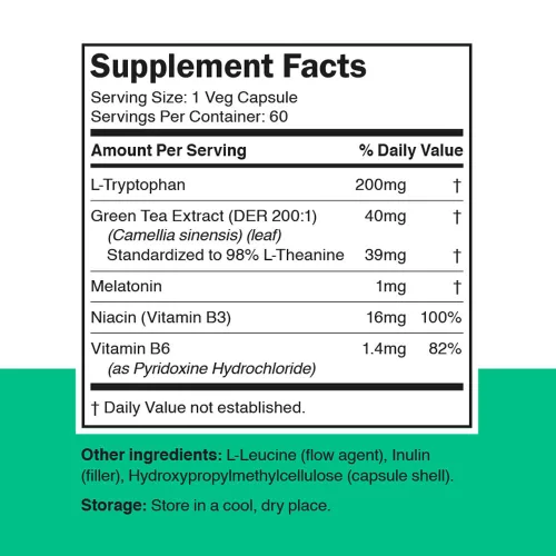 Vitamin360 Sleep Support - Alvást Támogató Étrend-Éiegészítő 60 Kapszula