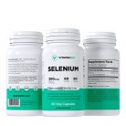 Vitamin360 Selenium 200 mcg – Szerves Szelén, Pajzsmirigy egészség 60 Veg Kapszula