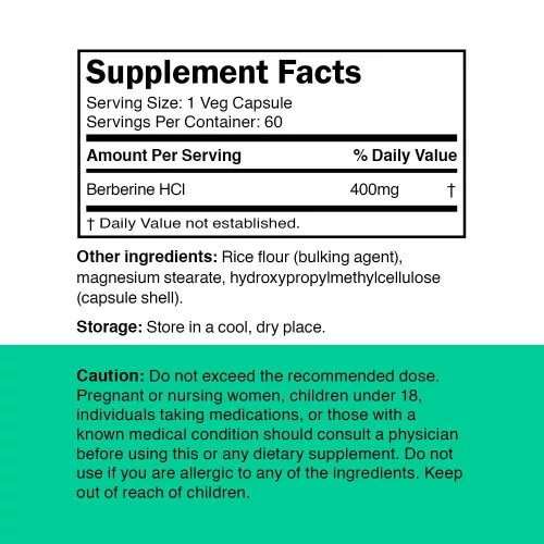 Vitamin360 Berberin 60 Veg Kapszula