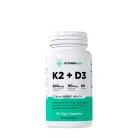 Vitamin360 K2 (MK-7) + D3 (2000 NE) 60 Veg Kapszula