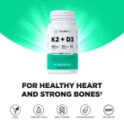 Vitamin360 K2 (MK-7) + D3 (2000 NE) 60 Veg Kapszula