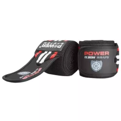 Power System Elbow Wraps - Könyökbandázs Piros