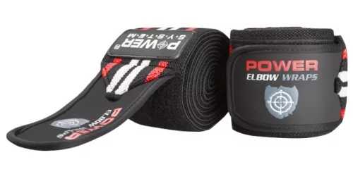 Power System Elbow Wraps - Könyökbandázs Piros