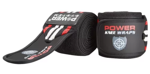 Power System Knee Wraps - Térdbandázs Piros