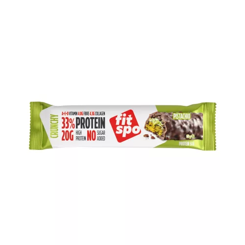 FitSpo Crunchy Pistachio Protein Bar 60 g