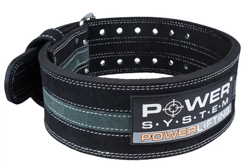 Power System Belt Powerlifting - Erőemelő Öv Szürke