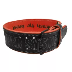Power System Belt Power Beast - Erőemelő Öv Piros