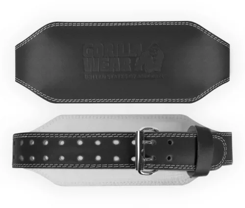 Gorilla Wear 6 Inch Padded Leather Lifting Belt Bőr Súlyemelő Öv