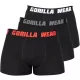 Gorilla Wear Boxershorts 3-pack Boxeralsó 3 Részes Csomag