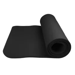   Power System Fitness Yoga Mat Plus - Fitnesz És Jógaszőnyeg Fekete 180x60x1 cm