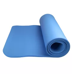   Power System Fitness Yoga Mat Plus - Fitnesz És Jógaszőnyeg Kék 180x60x1 cm